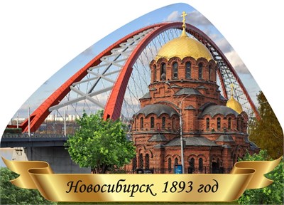 Табличка фигурная - НОВОСИБИРСК - 300 х 420мм, ПВХ-3мм
