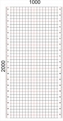Плакат Юмейхо диагностический - "Сетка" 1000 х 2000мм