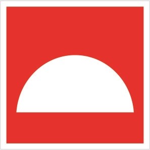 F06nf  Место размещения нескольких средств противопожарной защиты наклейка фотолюминесцентная