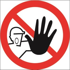 Р06t Доступ посторонним запрещен табличка ПВХ-2мм