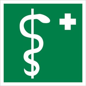 ЕС05tf  Медицинский кабинет табличка фотолюминесцентная ПВХ-2мм