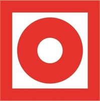 F10t Кнопка включения установок пожарной автоматики табличка ПВХ-2мм