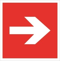 F01-01t Направляющая стрелка табличка ПВХ-2мм