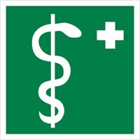 ЕС05tf  Медицинский кабинет табличка фотолюминесцентная ПВХ-2мм