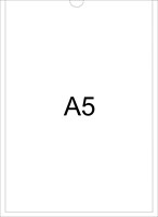 Карман А5 вертикальный белый