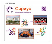 Стенд Сириус пластик 3 мм 1000 х 1200 мм