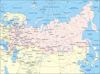 Стенд Карта Российской Федерации 05638