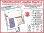 План пожарной защиты объекта баннер размер 2000 х 1500 люверсы через 500 мм