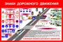 Знаки дорожного движения стенд размер 1200 х 800 пластик 3 мм ДБ5 - фото 5654