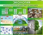 Стенд Экология. Антропогенное воздействие на биосферу 1100 х 900 мм пластик 3 мм Э02 - фото 6116