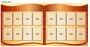 Стенд 2000 х 1000 пластик 3 мм с карманами А4-16шт