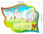 Информация для родителей фигурный стенд 1530 х 1200 пластик 3 мм на 7 карманов А4 03941 - фото 6378