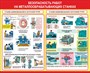 Стенд Безопасность работ на металлообрабатывающих станках 1100 х 950 пластик 3мм