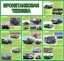Стенд Бронетанковая техника 1300 х 1250 пластик 3 мм