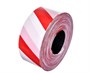 Лента оградительная 500 п.м.,75мм, Бело-красная 8000